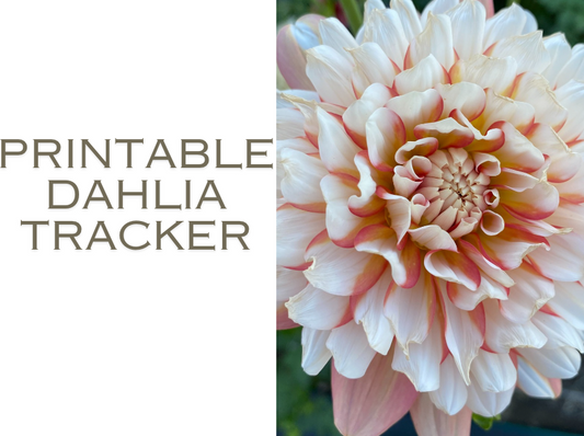 Printable Dahlia Tracker